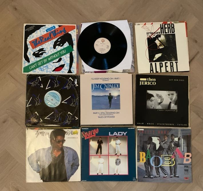 Partij 27 maxis 12” vinyl, Ophalen of Verzenden, Gebruikt, 12 inch