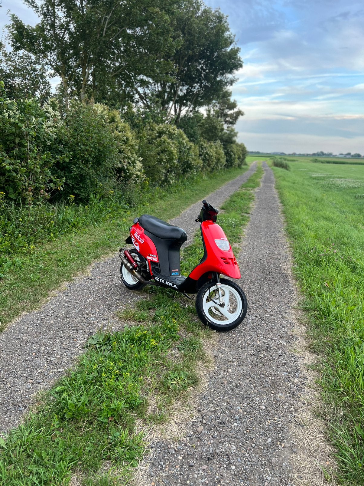 Piaggio Gilera typhoon geel kenteken, Ophalen of Verzenden, Zo goed als nieuw, Tweetakt, Overige modellen