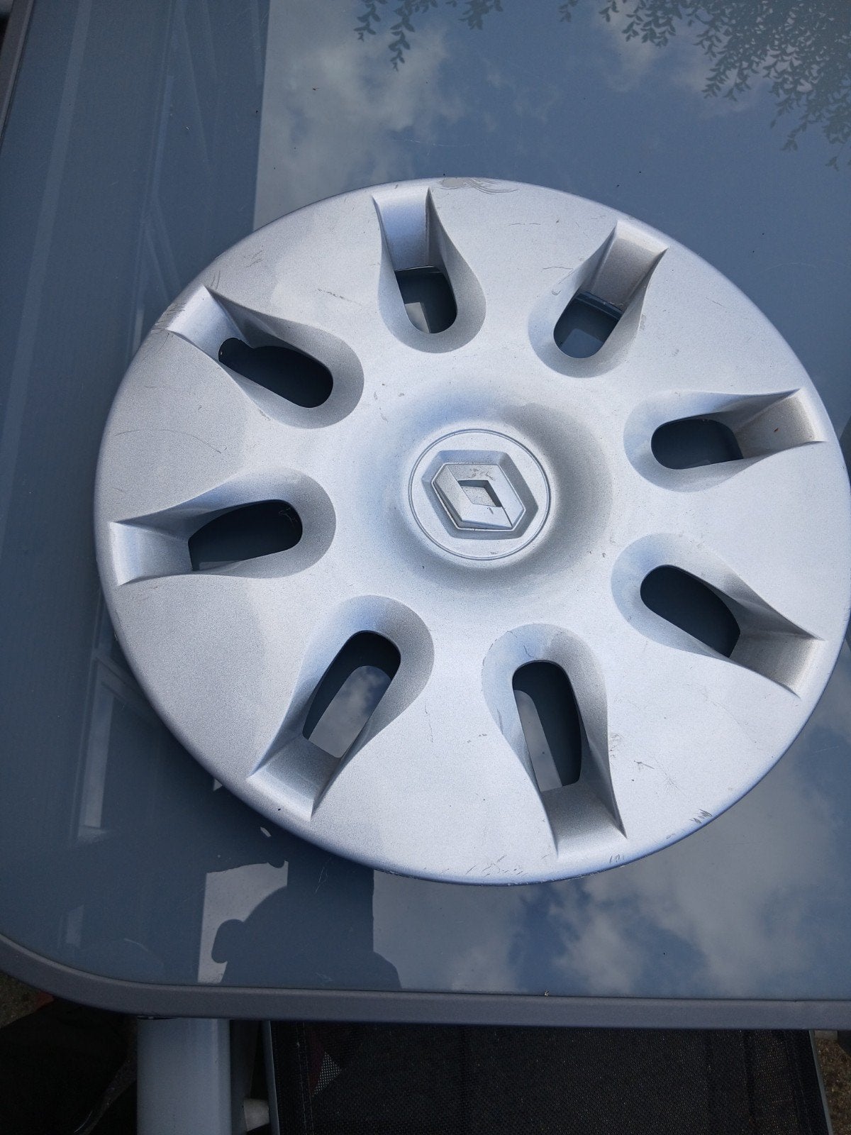 Renault wieldoppen -  2 stuks 14 inch, Ophalen, Gebruikt