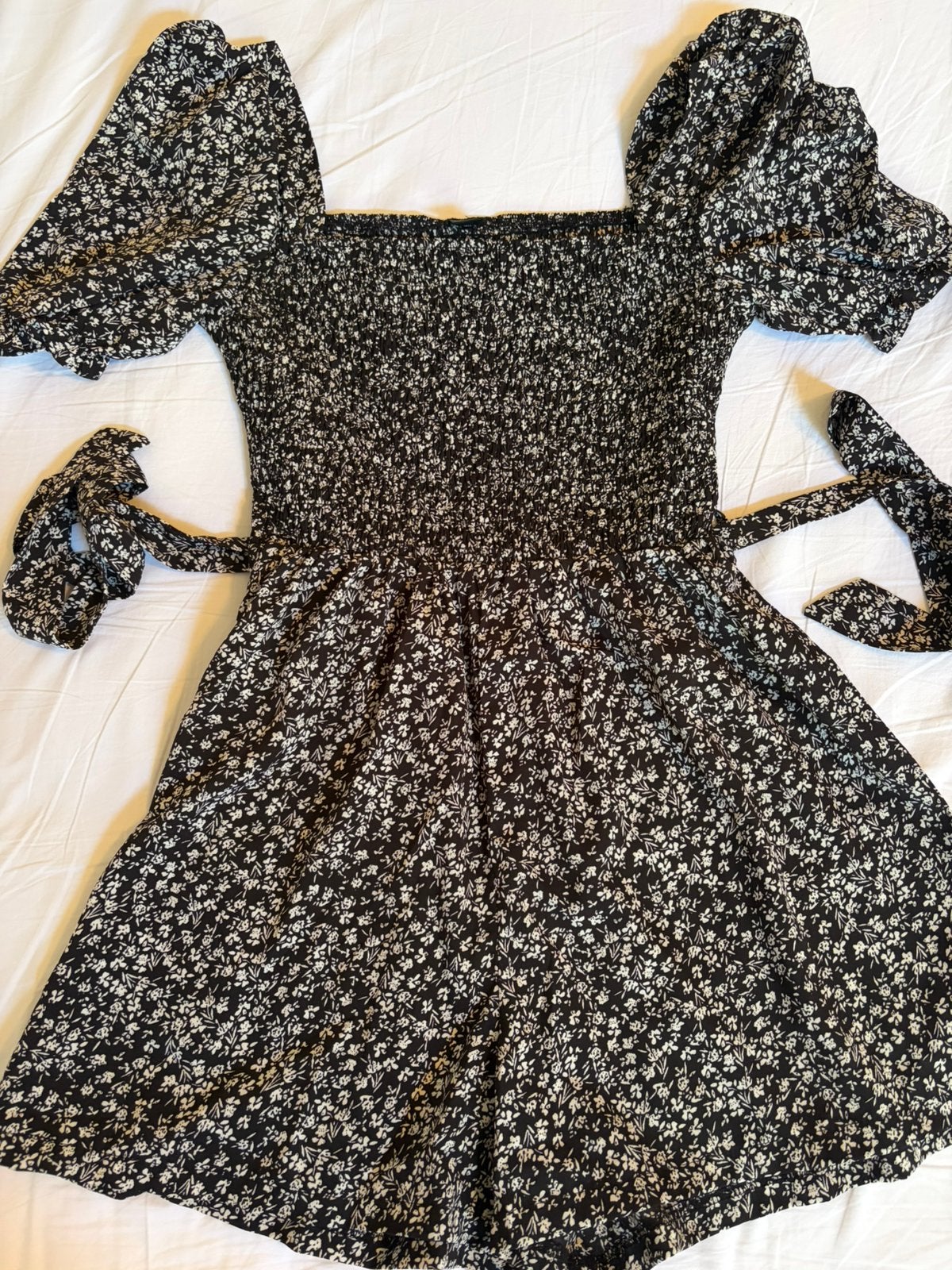 Shein jumpsuit bloemen maat s, Kleding | Dames, Ophalen of Verzenden, Zo goed als nieuw, Maat 36 (S), Zwart