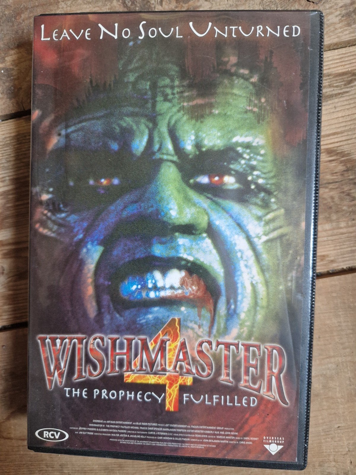 wishmaster 4 horror the prophecy fulfilled djinn, Cd's en Dvd's, VHS | Film, Zo goed als nieuw, Horror, Vanaf 16 jaar, Ophalen of Verzenden