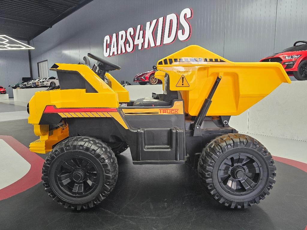 Dumper Truck - elektrische kantelbak - leren zit - met RC, Ophalen of Verzenden, Nieuw, Afstandsbediening