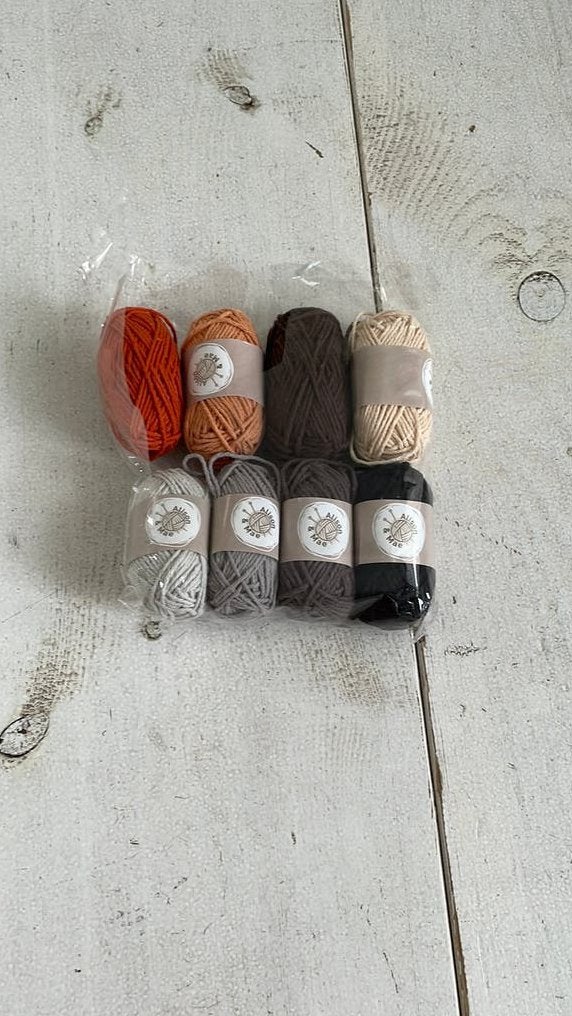 Bolletjes wol (8 kleuren), Hobby en Vrije tijd, Ophalen, Zo goed als nieuw, Breien of Haken, Wol of Garen