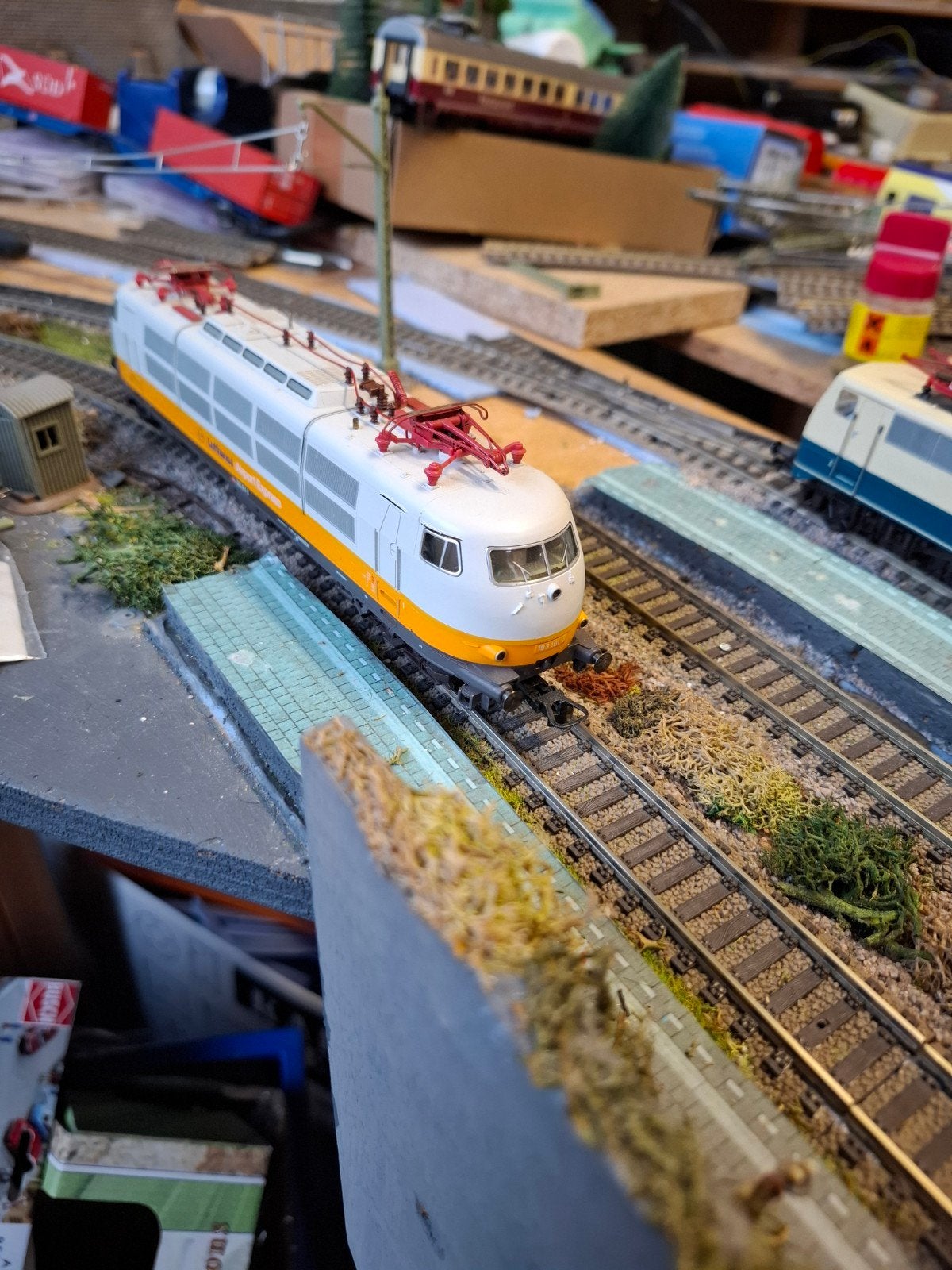 Fleischmann 4378 BR 103 Lufthansa Digitaal, Hobby en Vrije tijd, Gebruikt, Fleischmann, Ophalen of Verzenden, Gelijkstroom