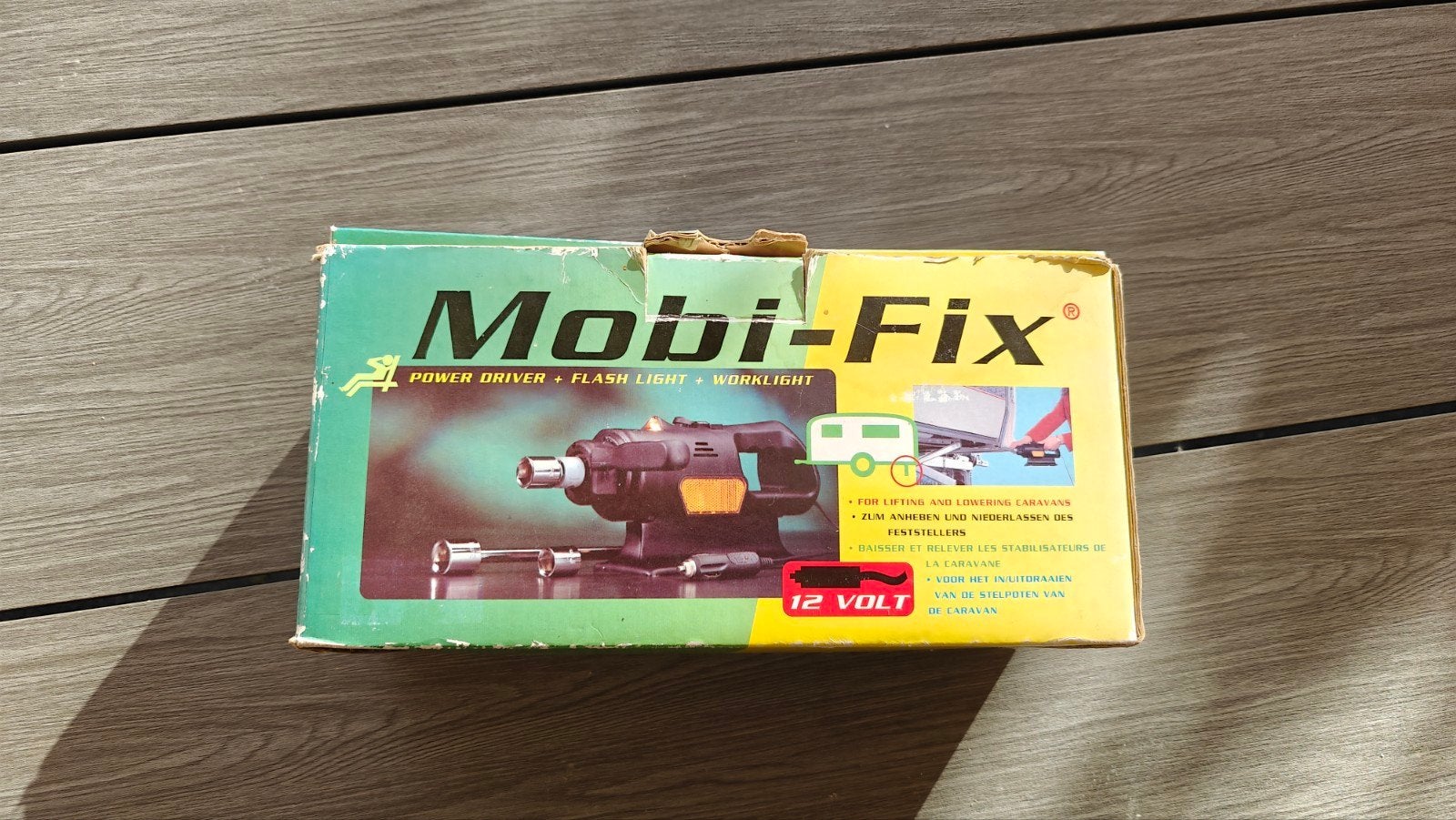 Mobi-Fix om poten caravan te stellen, Caravans en Kamperen, Ophalen of Verzenden, Gebruikt