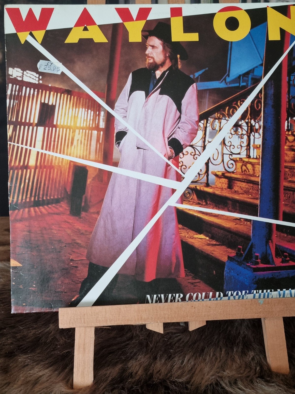 Waylon Jennings - Never Could Toe The Mark LP (1984), Ophalen of Verzenden, Gebruikt, Country