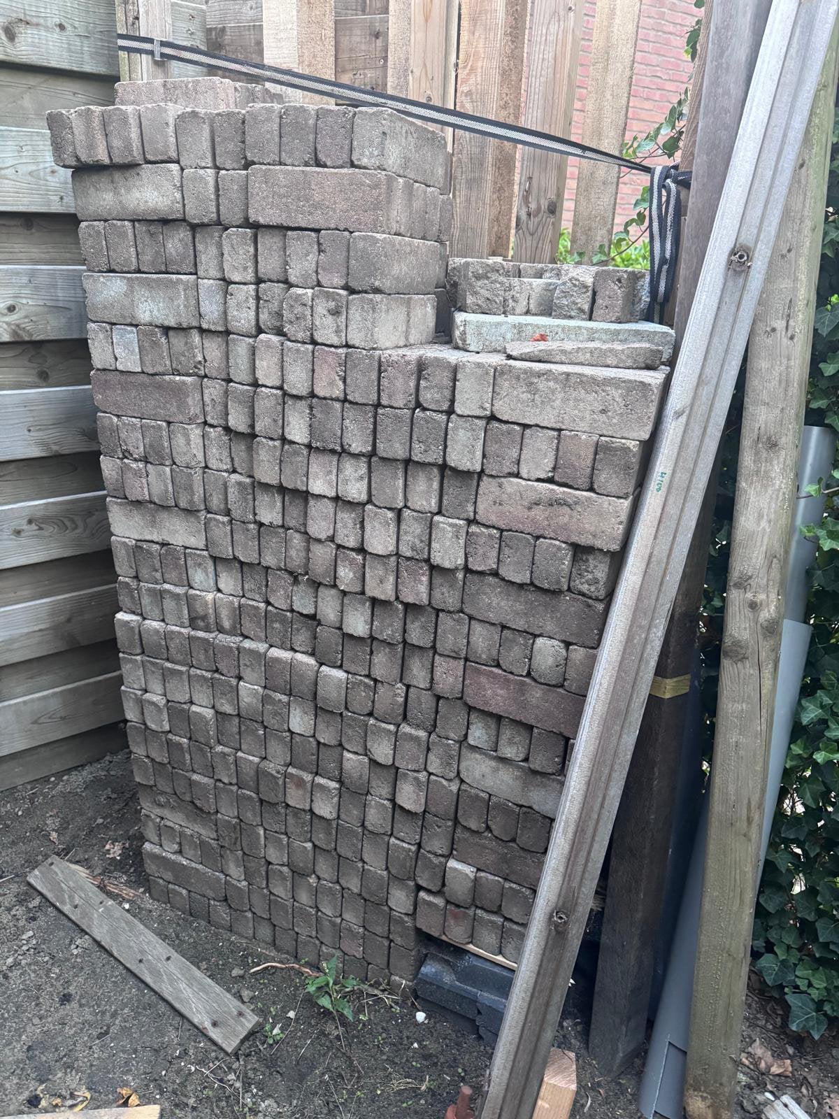 Klinkers 55/ 60m2, Ophalen, Gebruikt, Klinkers, 10 m² of meer