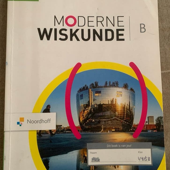 Moderne Wiskunde B vwo bovenbouw deel 2 - Editie 12.1, Boeken, Ophalen of Verzenden, Zo goed als nieuw, VWO, Wiskunde B