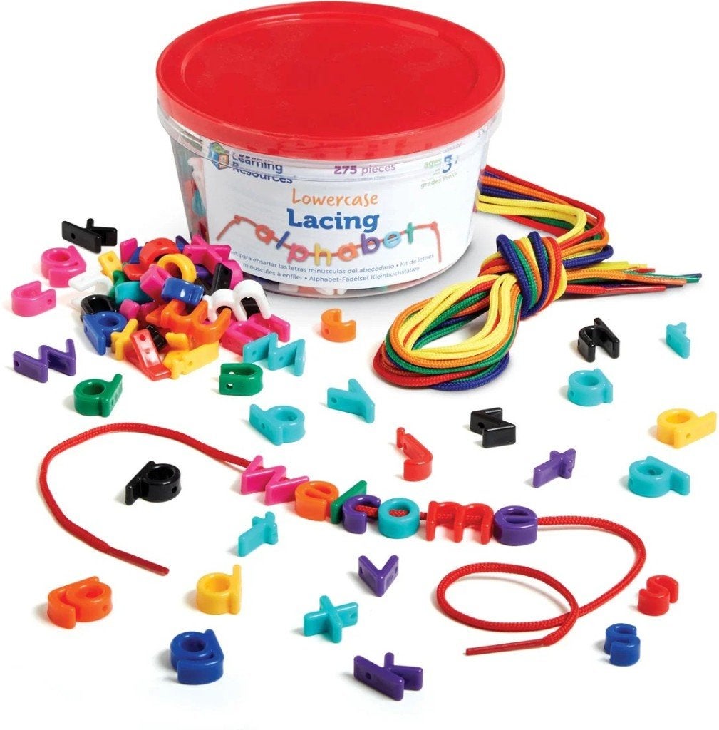Learning Resources Rijgalfabet kleine letters - nieuw, ., Nieuw, Ophalen of Verzenden, Taal en Lezen