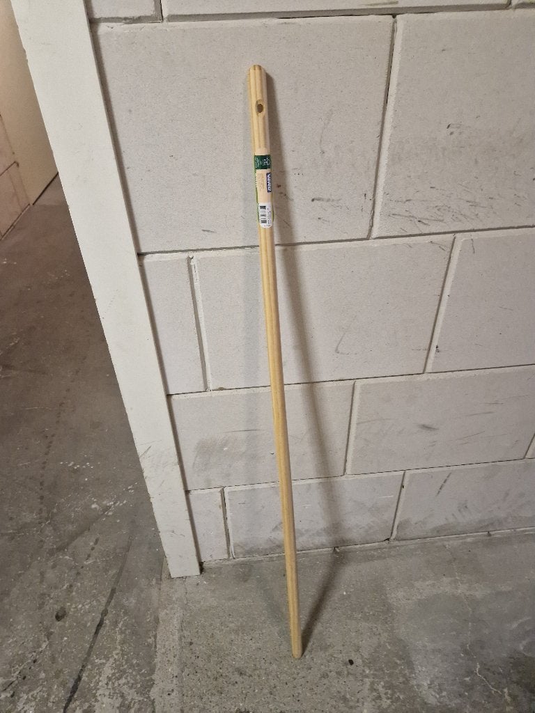 Houten bezem stok alleen ophalen, Ophalen, Bezem of Borstel
