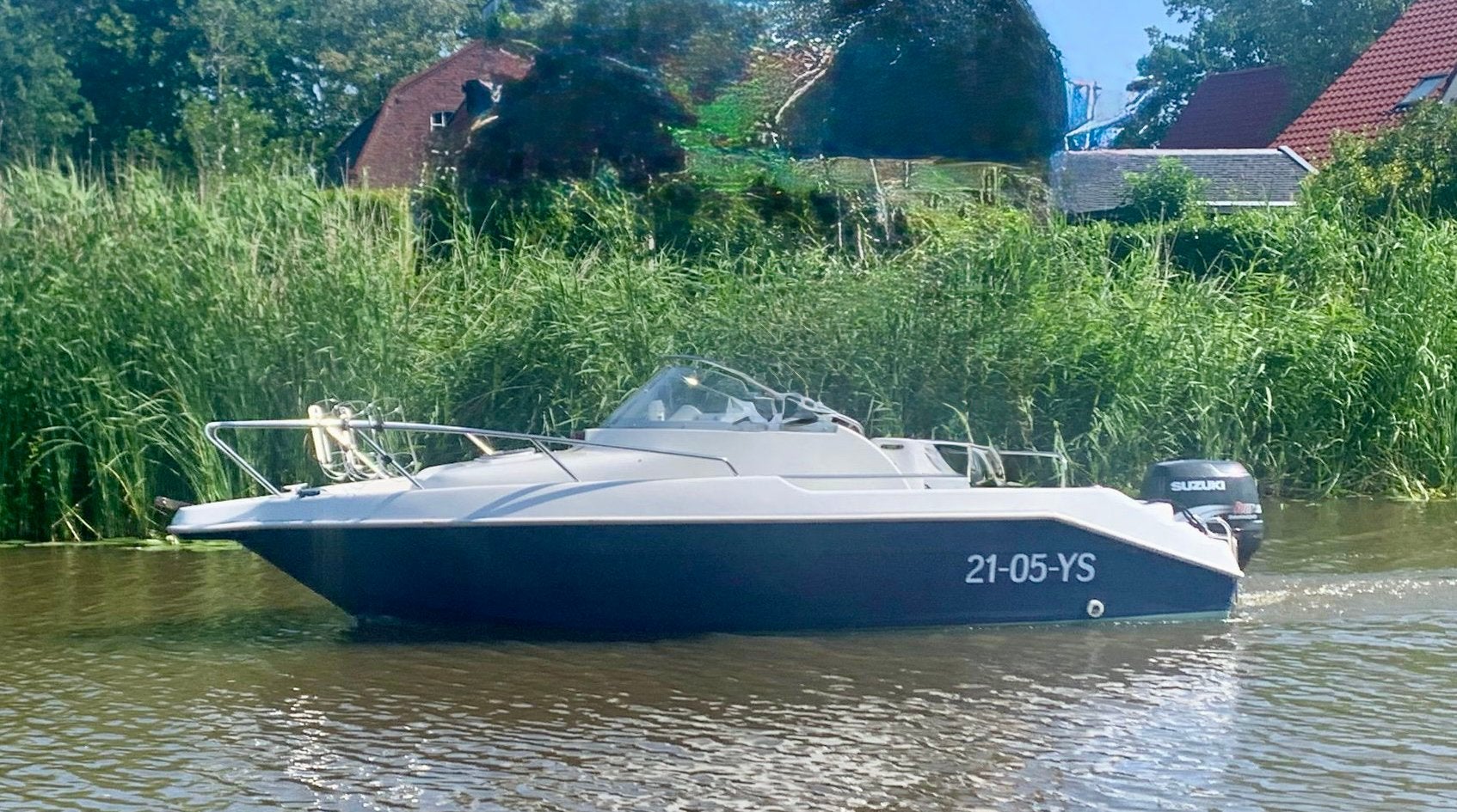 Motorboot Atol 550 walkaround., Watersport en Boten, Speedboten, Ophalen, Overige merken, Gebruikt, 70 pk