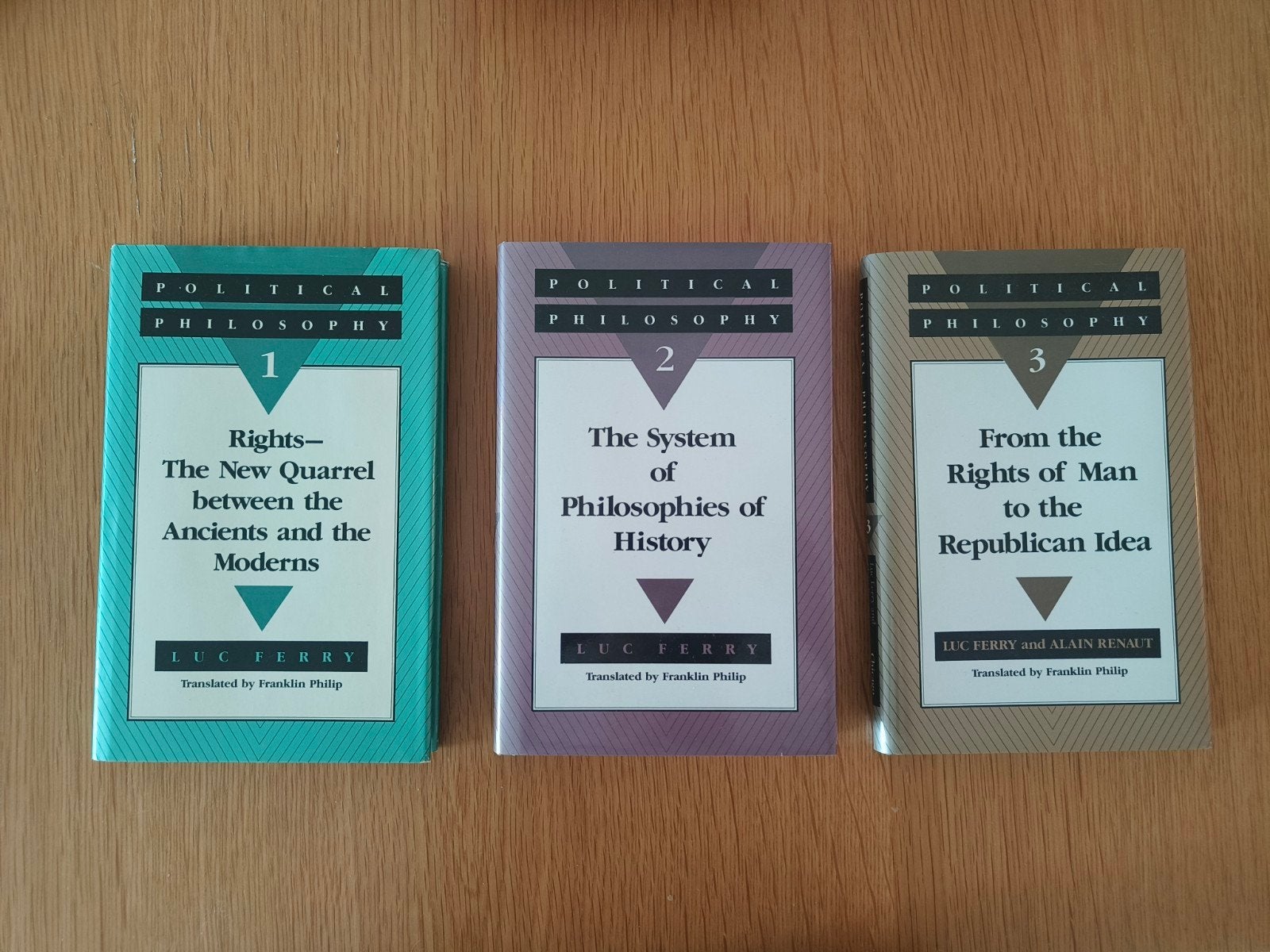 Political Philosophy 1, 2 & 3 - Luc Ferry, Ophalen of Verzenden, Gelezen, Praktische filosofie, Luc Ferry, Alain Renaut