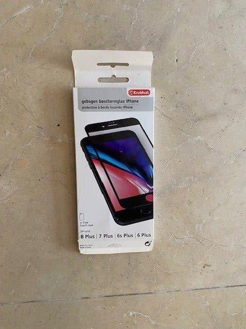 nieuw gebogen beschermglas Iphone / 8plus / 7plus / 6splus, Telecommunicatie, Mobiele telefoons | Hoesjes en Frontjes | Apple iPhone