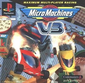 Micro Machines V3 PS1, Spelcomputers en Games, Games | Sony PlayStation 1, Gebruikt, Racen en Vliegen, Ophalen of Verzenden, 3 spelers of meer