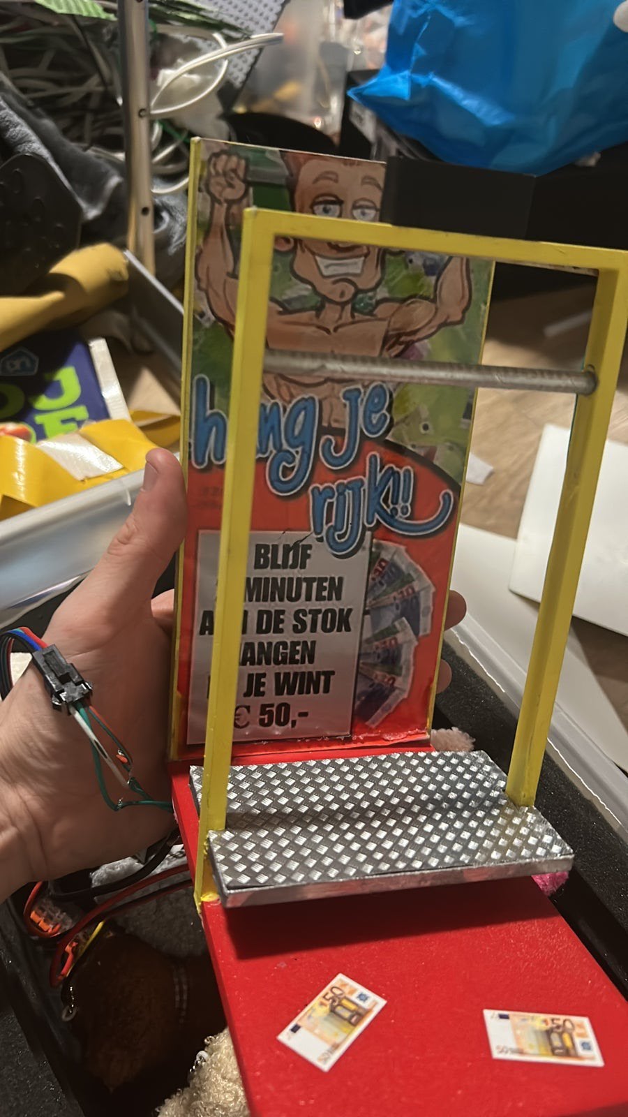 Kermis kraam hang je rijk 1:14, Hobby en Vrije tijd, Ophalen of Verzenden, Nieuw, Schaal 1:14, Onderdeel