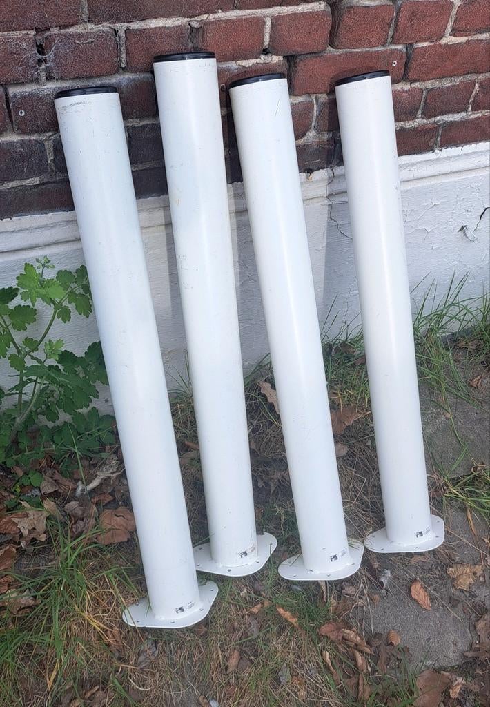 4 Metalen Tafelpoten 📍Tafel Poten📍 72 cm, Ophalen, Gebruikt, Metaal