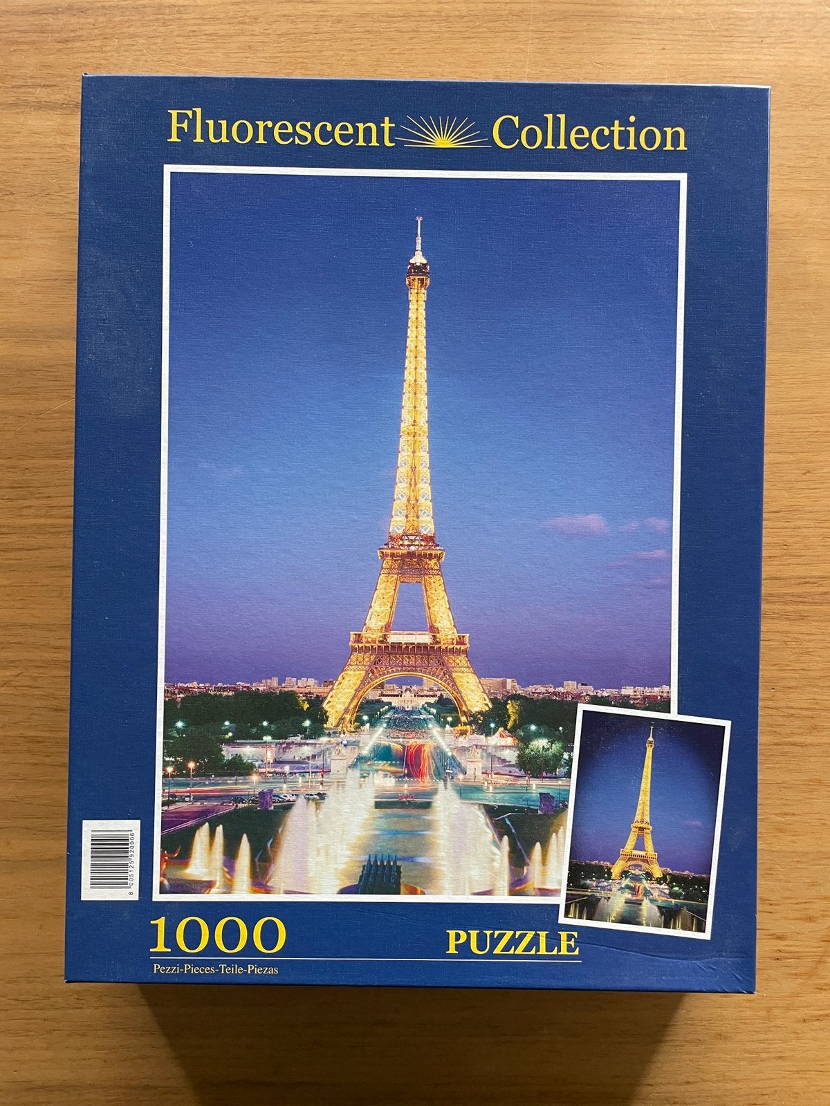 Nieuw in doos Eiffeltoren fluoriserende Clementoni puzzel, Ophalen of Verzenden, 500 t/m 1500 stukjes, Nieuw, Legpuzzel
