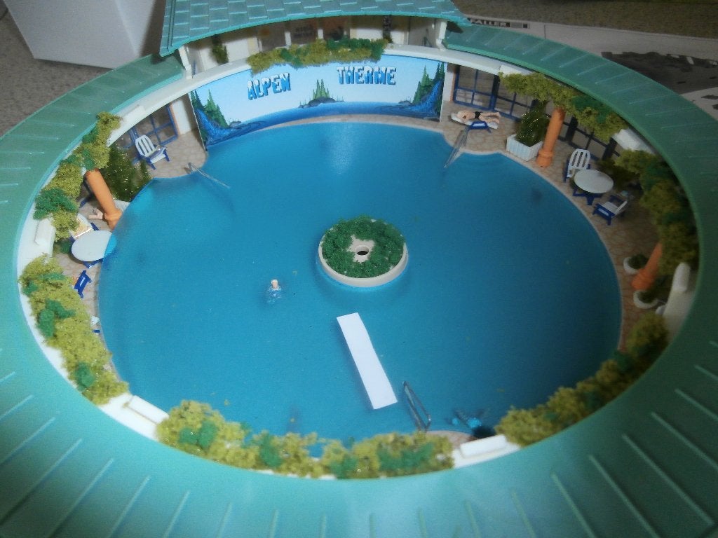 Faller bouw project -huizen zwembad ho, Overige merken, Gelijkstroom of Wisselstroom, Brug, Tunnel of Gebouw, Ophalen of Verzenden