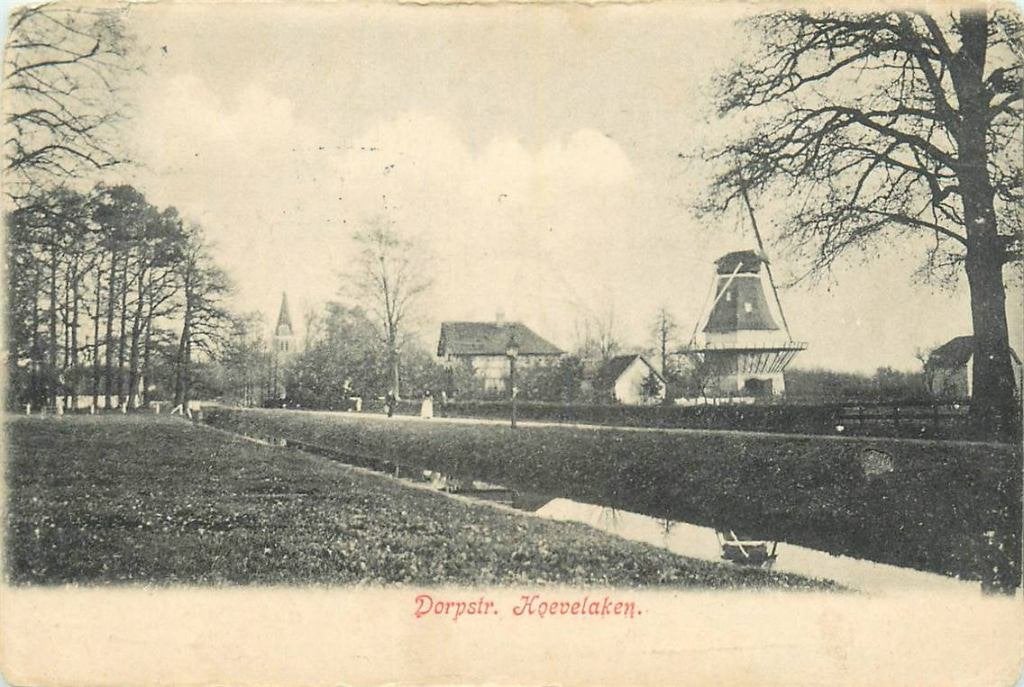 388-192-031 Hoevelaken Dorpsstraat, Verzenden, Voor 1920, Gelderland
