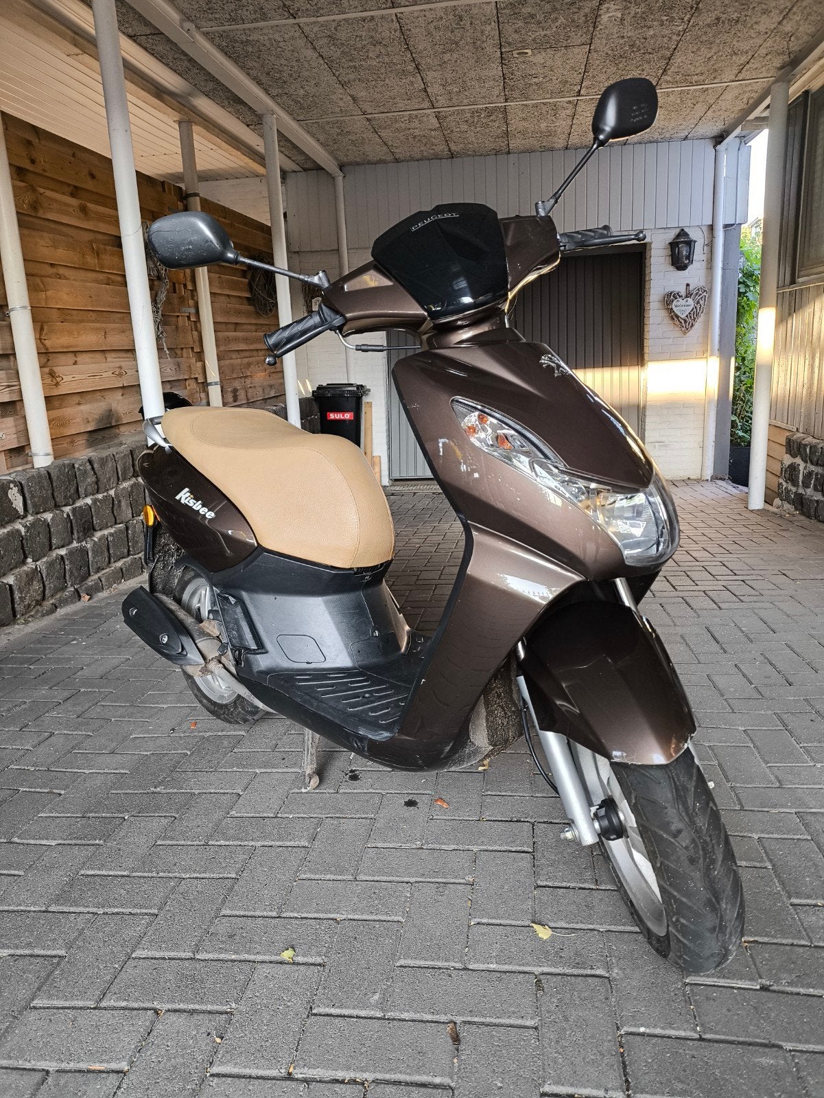 Peugeot Kisbee scooter Geel Kenteken - Recent Onderhoud!, Ophalen of Verzenden, Gebruikt, Benzine, Peugeot
