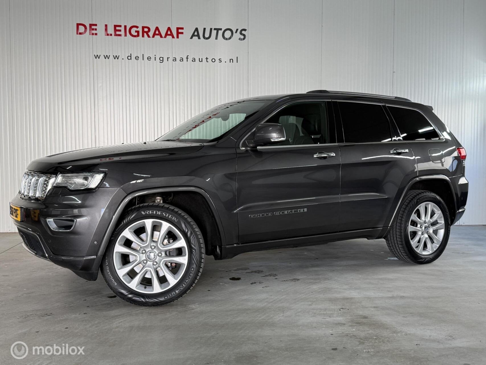 Jeep Grand Cherokee 3.0 CRD Overland grijs kenteken, Auto's, Traction-control, 3325 kg, 2987 cc, Bedrijf
