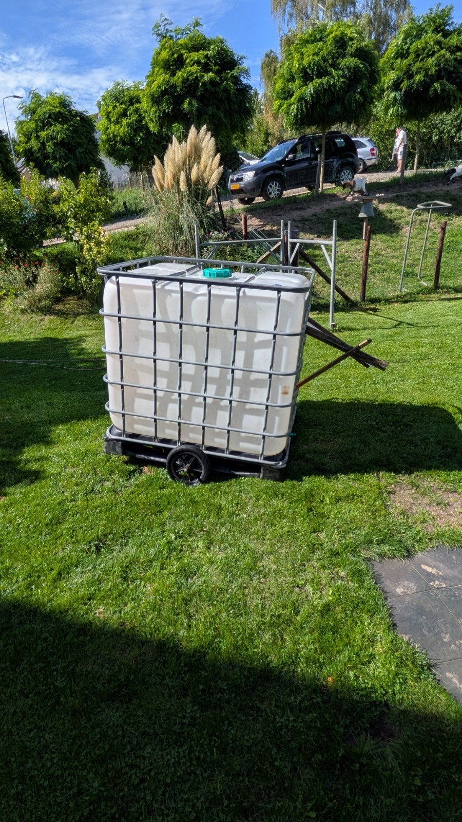 geitenstal , schapenstal op wielen, Ophalen, Gebruikt