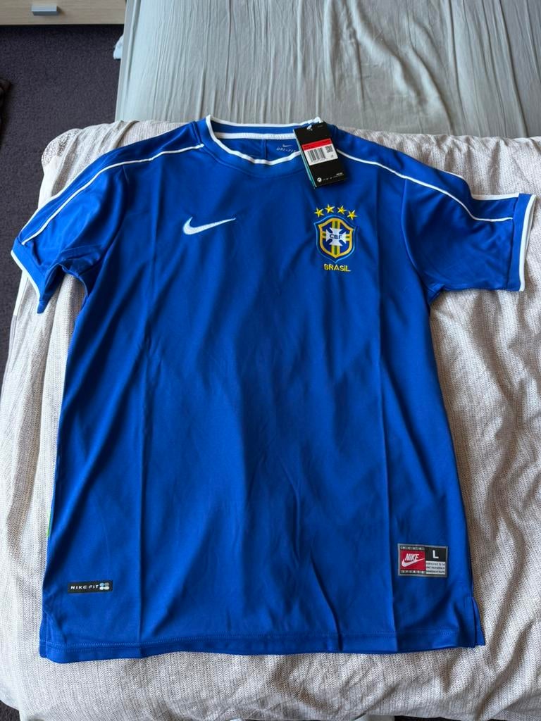 Brazilië Voetbalshirt 1998, Maat L, Ophalen of Verzenden, Nieuw, Shirt