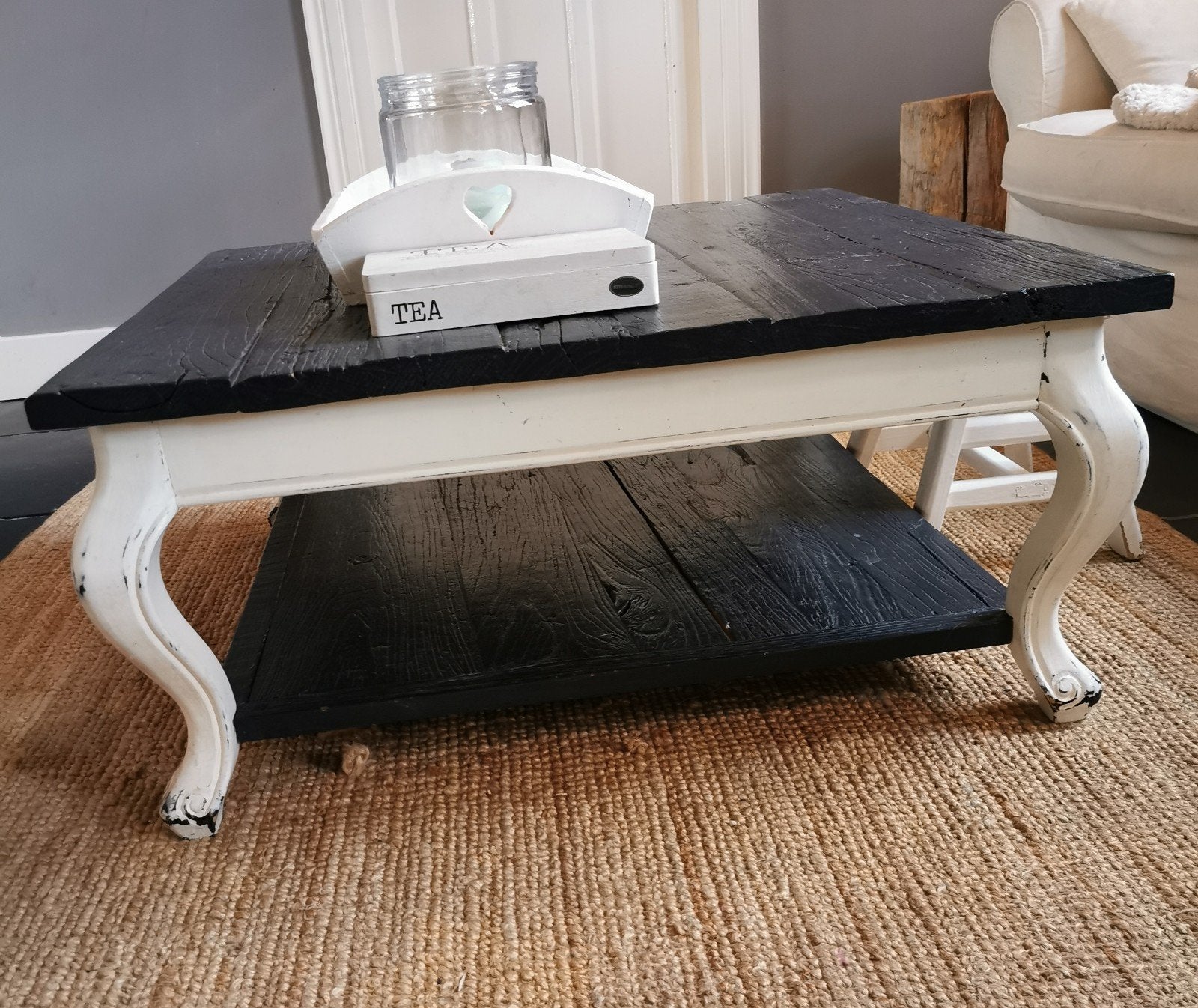 Salontafel, Huis en Inrichting, Tafels | Salontafels, Ophalen, 100 tot 150 cm, 50 tot 100 cm, Zo goed als nieuw