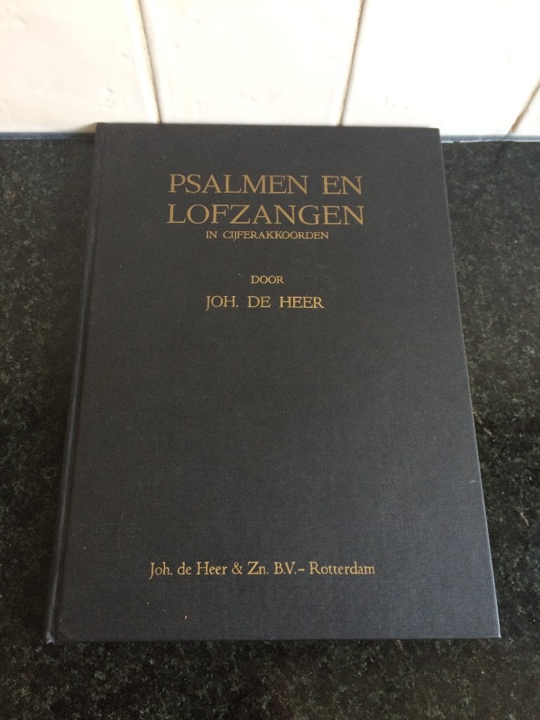 Psalmen en gezangen in cijferakkoorden door Joh. de Heer, Muziek en Instrumenten, Gebruikt, Piano, Ophalen of Verzenden, Thema