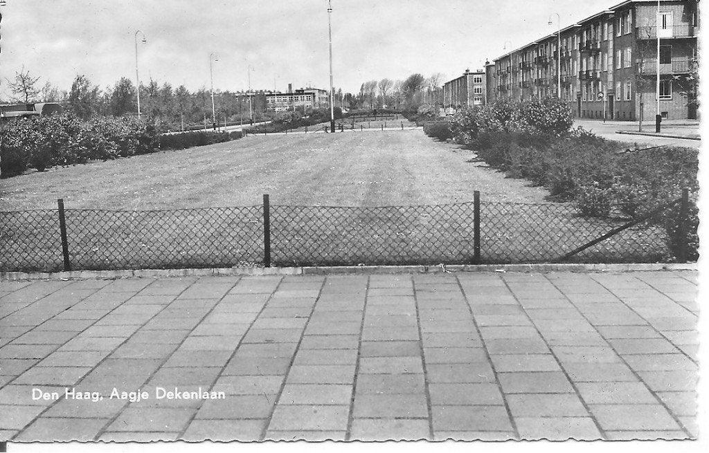 Oude ansichtkaart Den Haag, Aagje Dekenlaan, Ophalen of Verzenden, 1940 tot 1960, Ongelopen, Zuid-Holland