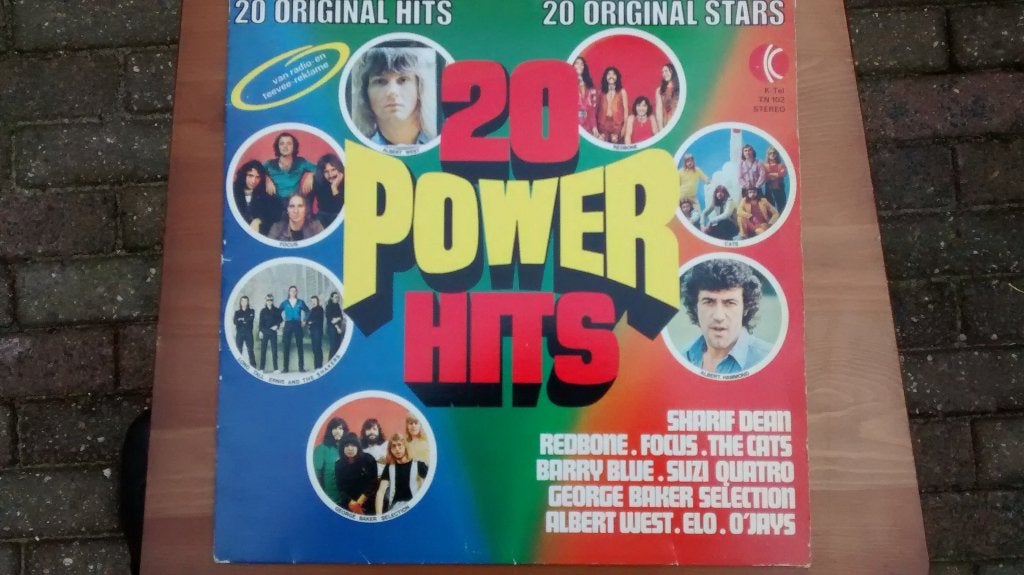 LP - K-Tel - 20 Power Hits, Cd's en Dvd's, Ophalen of Verzenden, Zo goed als nieuw, Overige genres, LP