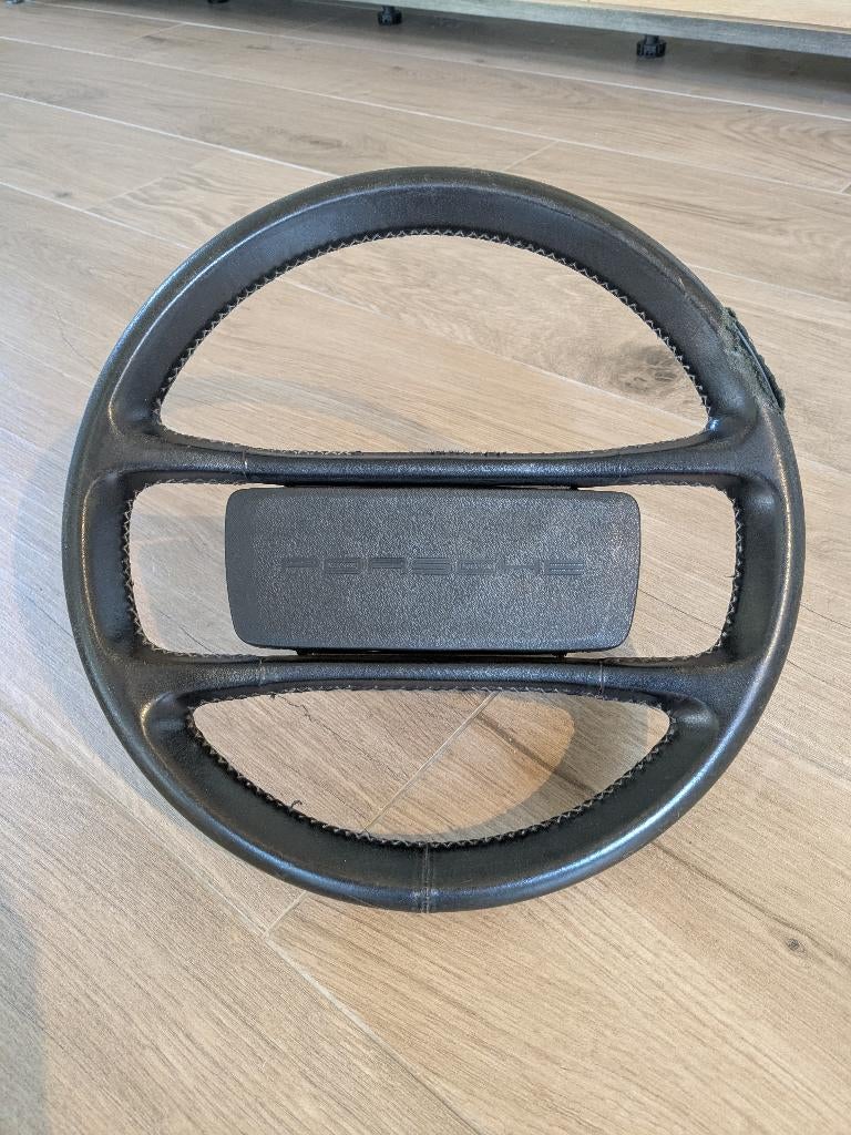Porsche 911 924 928 944 964 leren stuurwiel, Ophalen of Verzenden, Gebruikt, Porsche