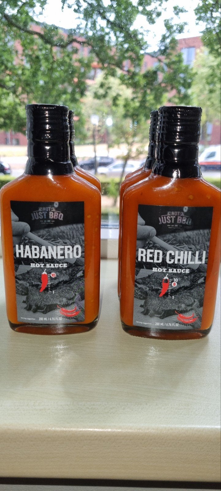 BBQ Habanero & Red Chilli € 4,50 per flesje, alles € 20,00, Ophalen of Verzenden, Nieuw, Not Just BBQ