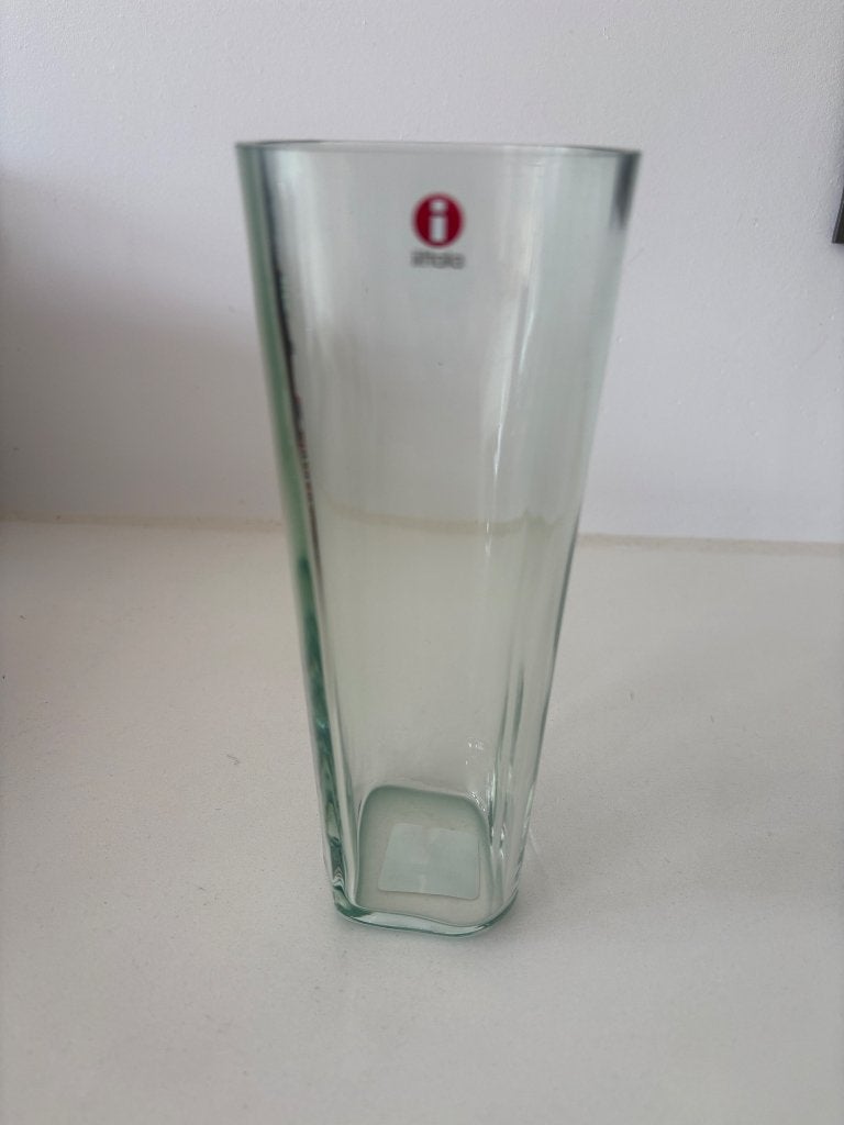Iittala Alvar Aalto vaas 180 mm, Handgemaakt, Transparant, Nieuw, Ophalen of Verzenden
