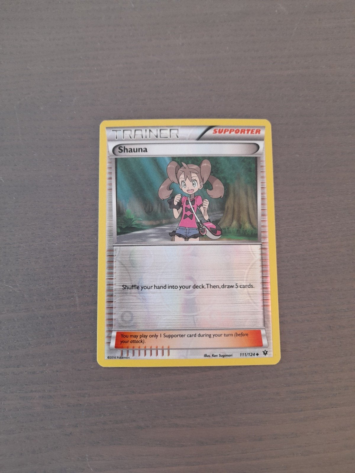 Fates collide 111/124 shauna reverse, Ophalen of Verzenden, Zo goed als nieuw, Losse kaart, Foil