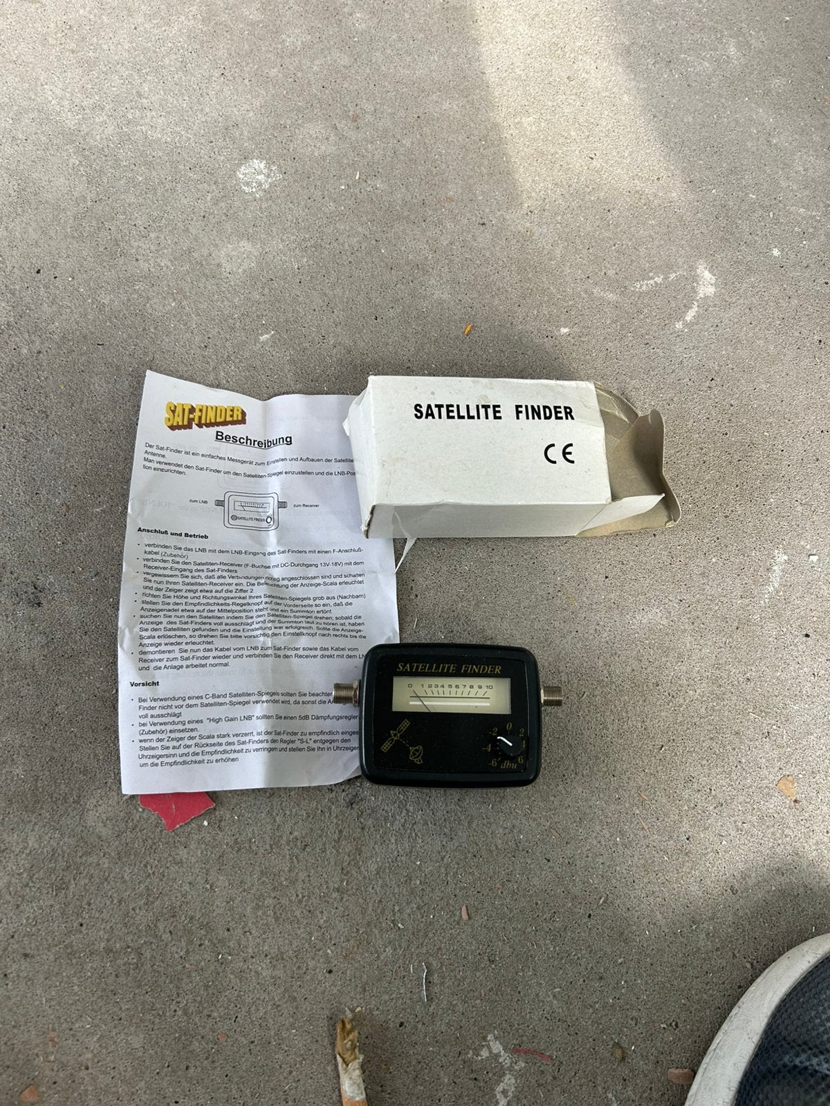 Sateliet finder, Ophalen, Nieuw