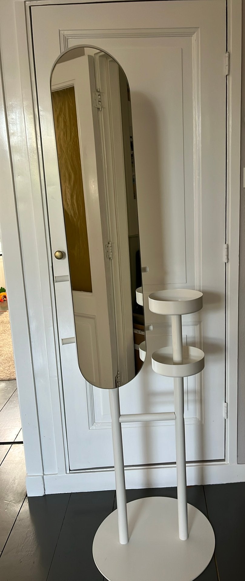 IKEA Lierskogen Dressboy spiegel kledingrek, Ophalen, Minder dan 50 cm, Gebruikt, 150 tot 200 cm