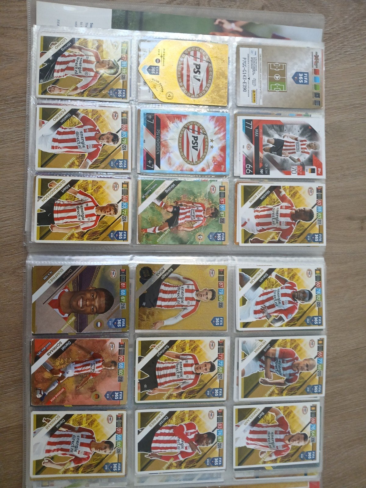 Panini Voetbal Kaarten 2018/2019 - PSV Collectie, Ophalen of Verzenden, Zo goed als nieuw, PSV, Poster, Plaatje of Sticker