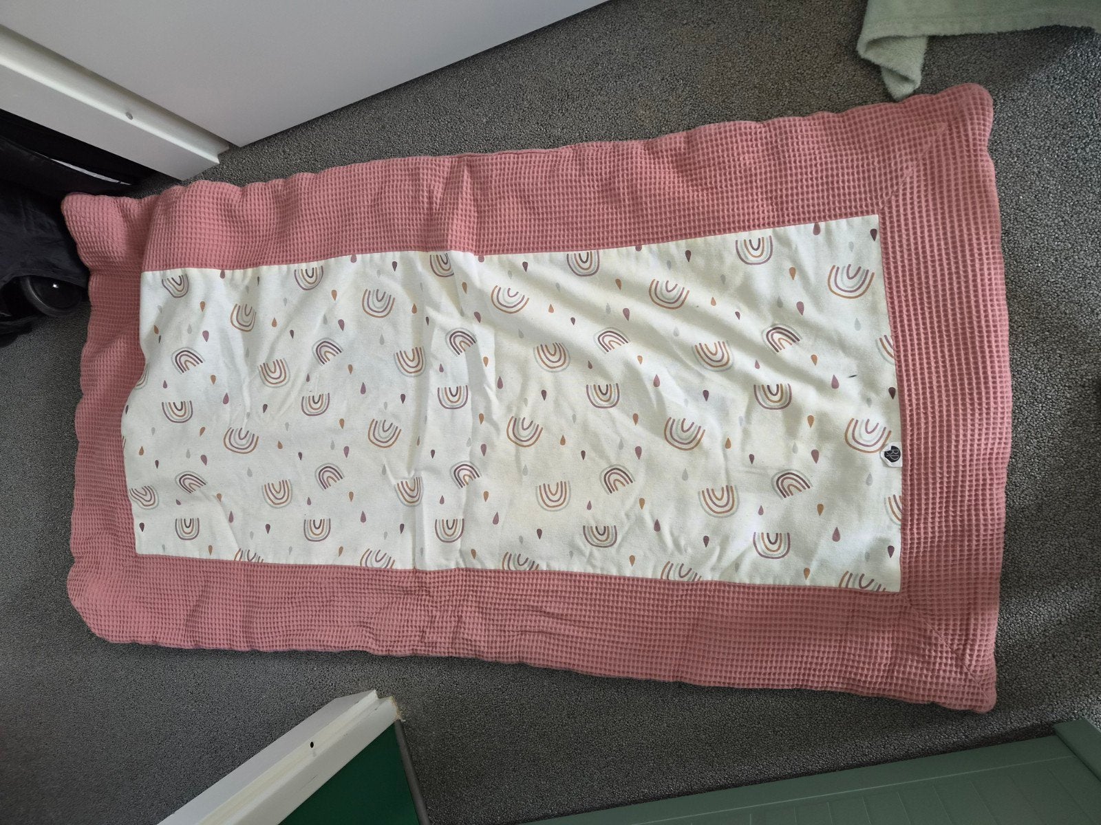 Handgemaakt boxkleed tweelingbox - 71 x 122 cm, Ophalen of Verzenden