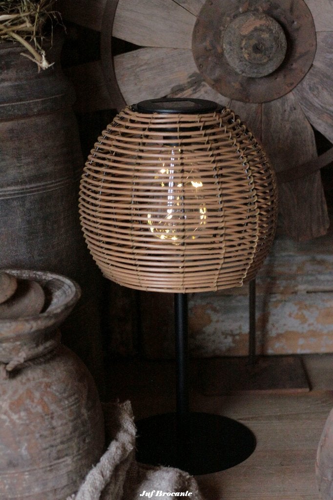 Solarlantaarn hangend serie rattan, solar, buitenlamp, Www.jufbrocante.nl, Www.jufbrocante.nl, Nieuw, Ophalen of Verzenden