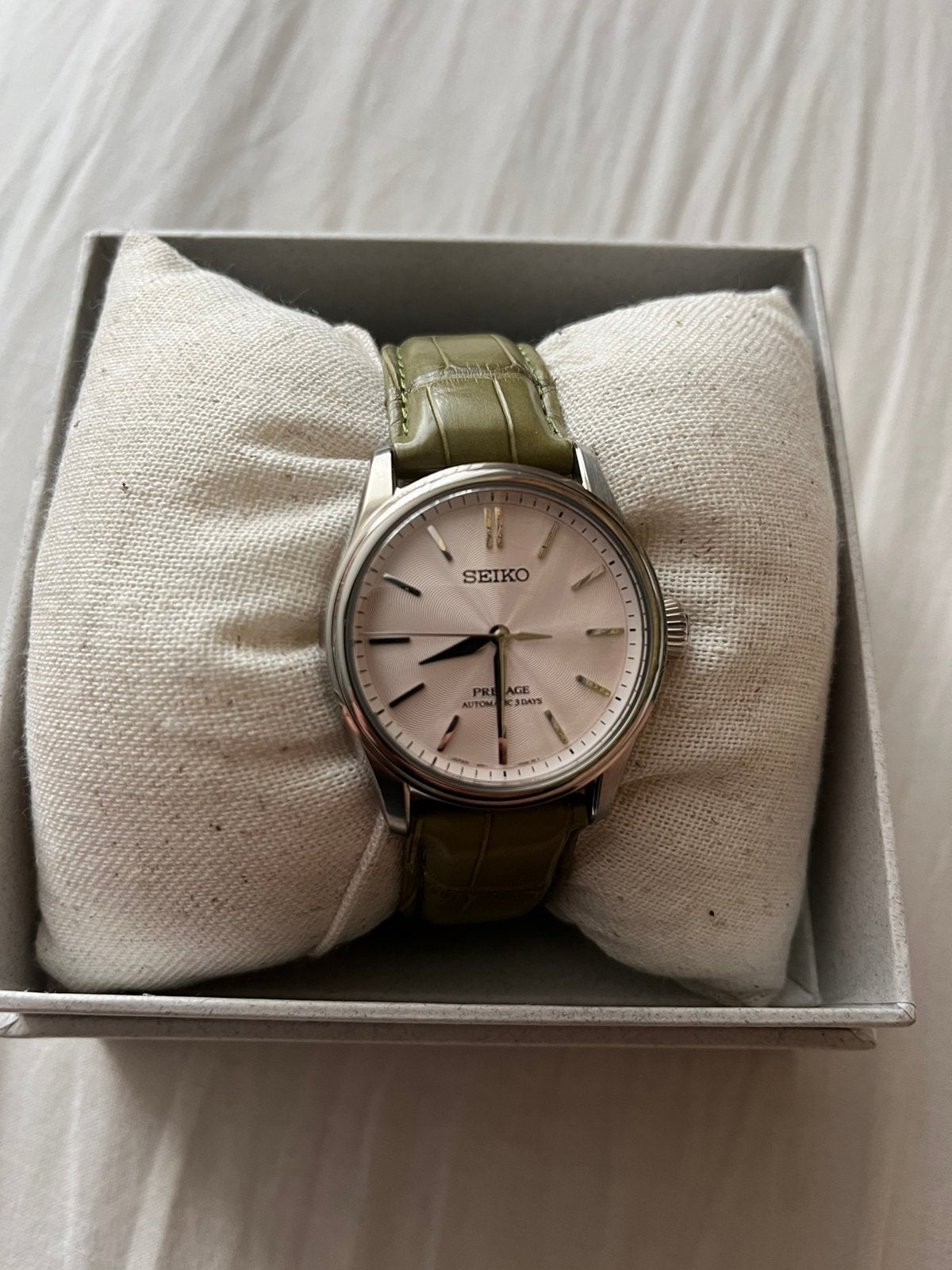 Seiko Presage HCC003J1, Seiko, Leer, Staal, Polshorloge
