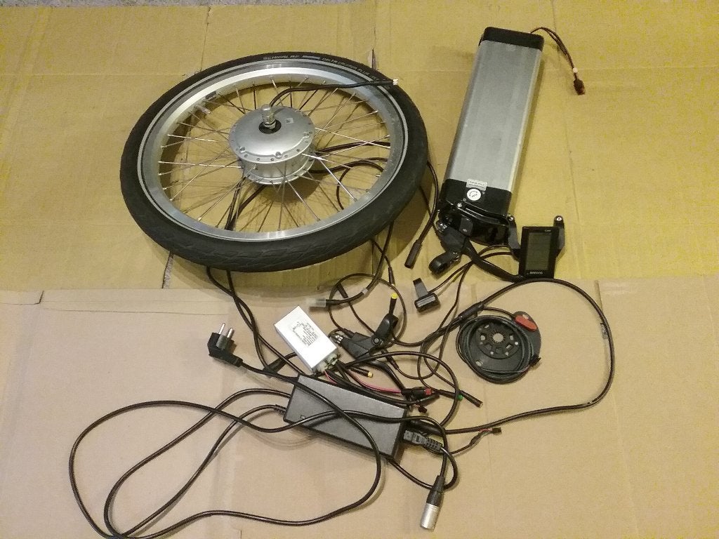 Ombouwset Voorwielmotor, Overige materialen, Kinderfiets, Zo goed als nieuw, Motor