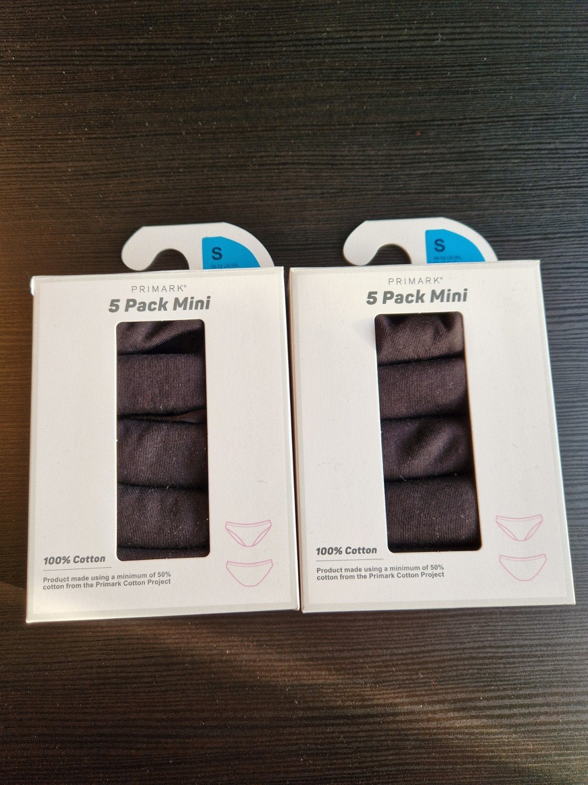 2x 5 pack mini maat S Primark, Primark, Ophalen of Verzenden, Zwart, Slip