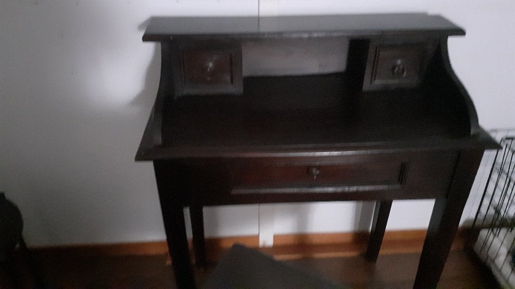 Bureautje, Huis en Inrichting, Ophalen, Gebruikt, Secretaire, Hout