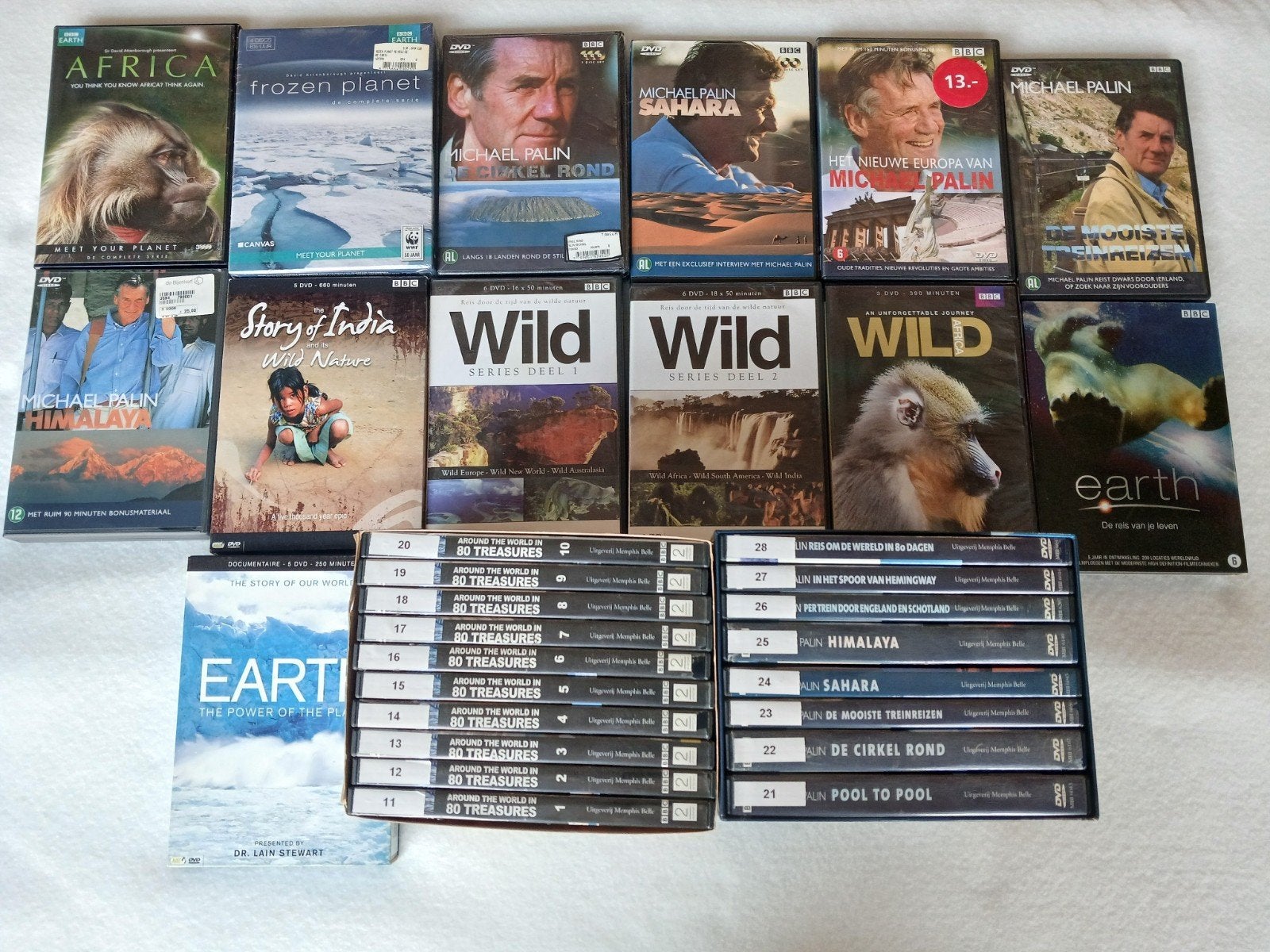 diverse bbc documentaires van Michael Palin, Cd's en Dvd's, Engels, Alle leeftijden, Nederlands, Natuur