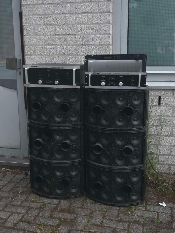 Bose 801 ii + Bose 1800 iii + Bose 1600 + Panaray controller, Audio, Tv en Foto, Luidsprekers, Ophalen, Bose