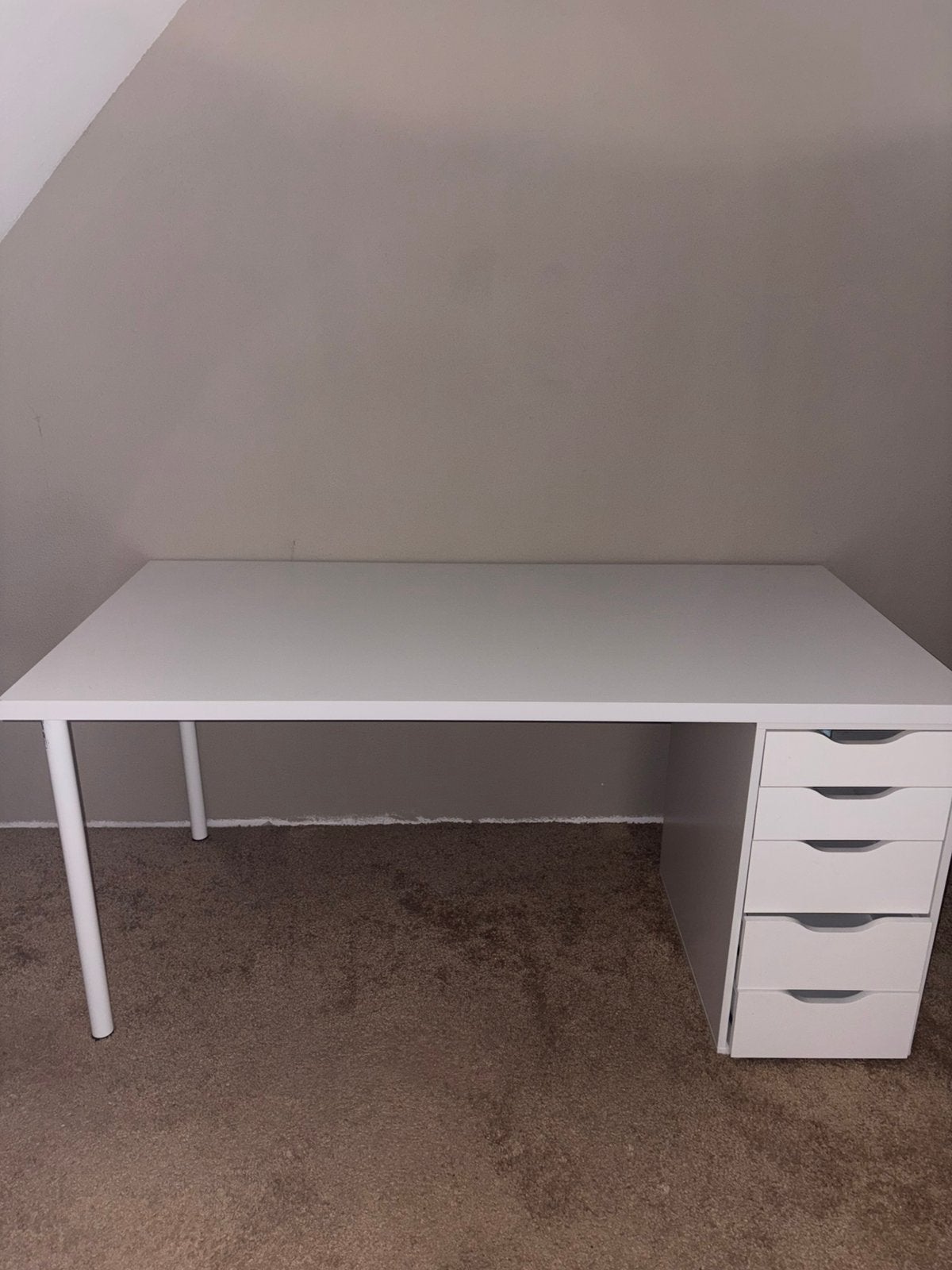 Lagkapten ikea tafelblad wit, Huis en Inrichting, Bureaus, Ophalen, Zo goed als nieuw