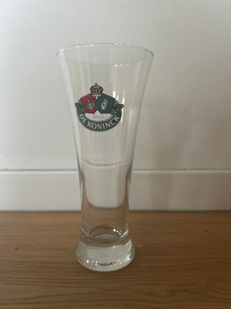 De Koninck Bierglas - Antwerpen - Vintage, Ophalen of Verzenden, Meerkleurig, Overige merken, Glas