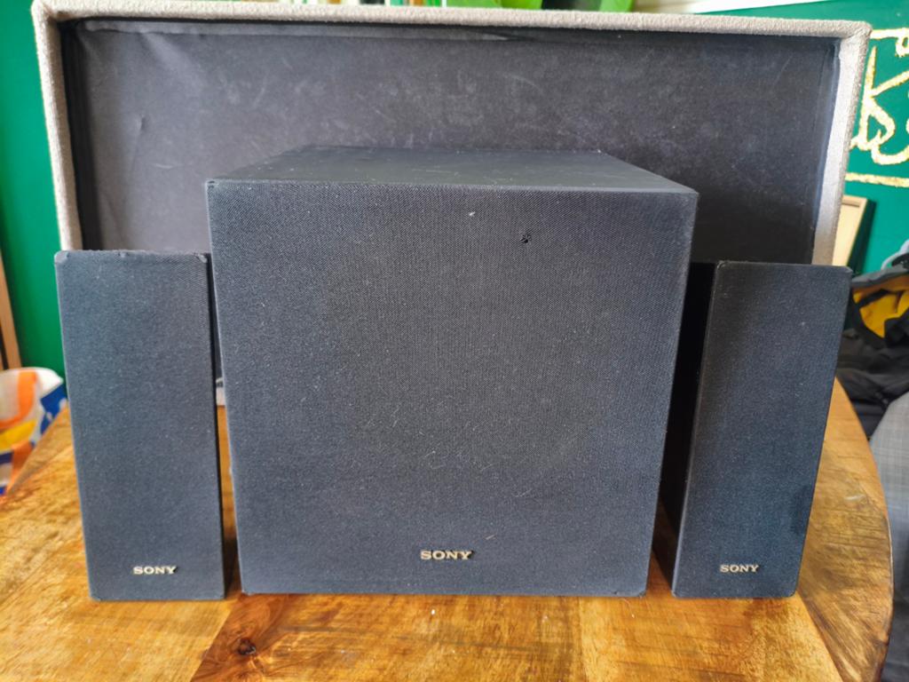 Sony speakerset met subwoofer (SS-WSB103), Audio, Tv en Foto, Luidsprekers, Ophalen of Verzenden, Gebruikt, Subwoofer, Sony