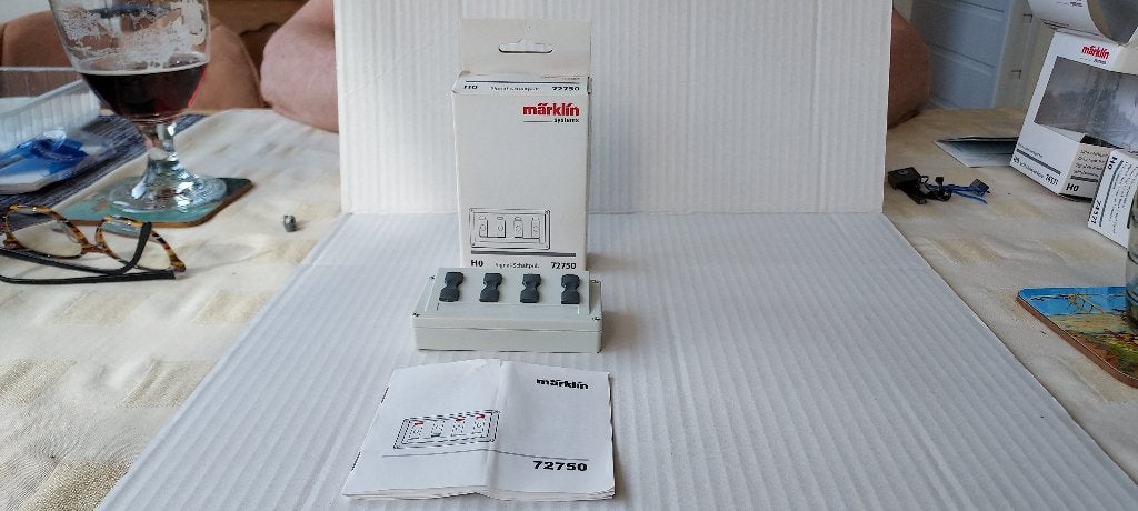 Märklin 72750 seinschakelbord voor HO modeltreinen, Wisselstroom, Overige typen, Ophalen of Verzenden, Zo goed als nieuw